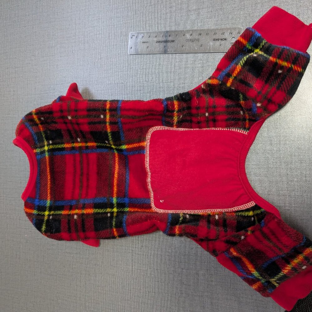 Family Pajamas "Brinkley Plaid" Dog Onsie